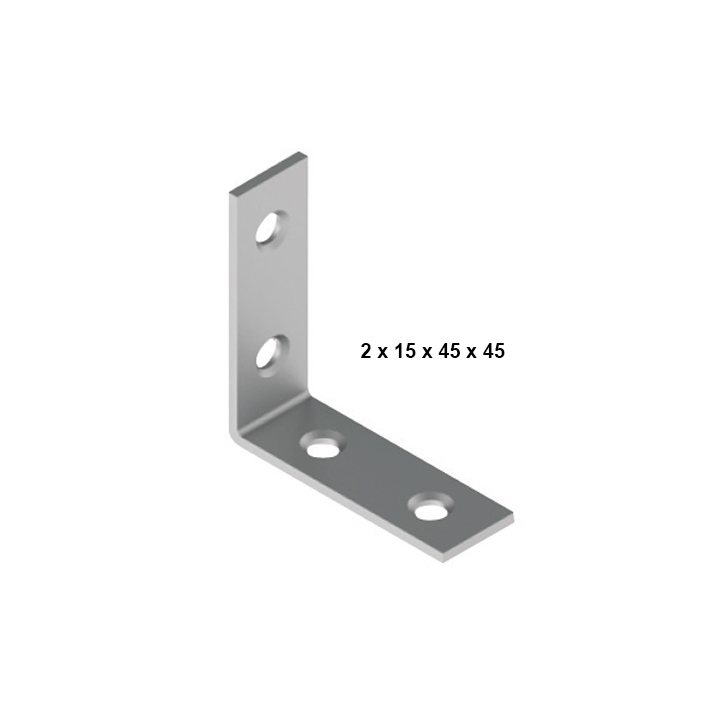 Metal L Gönye  (2  x 15 x 45 x 45 )